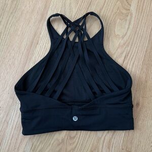 Lululemon Free To Be Moved Bra *High Neck Black Size 6
